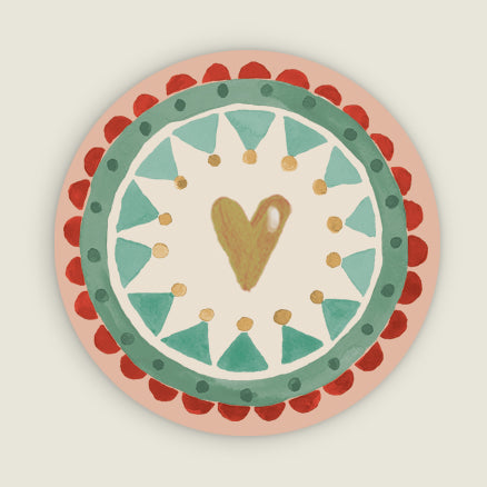 Sluitzegel Yellow Heart - Story of July