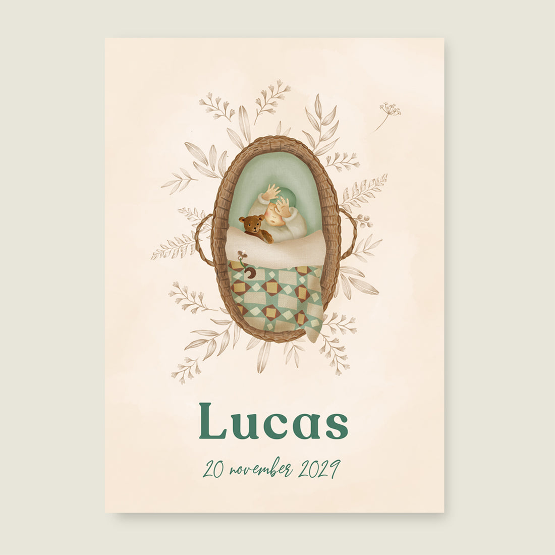 Sample Baby Quilt Green