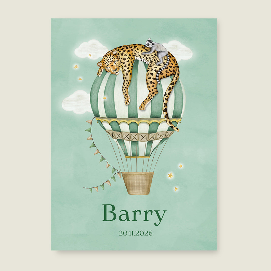 Balloon Panter Green - Story of July