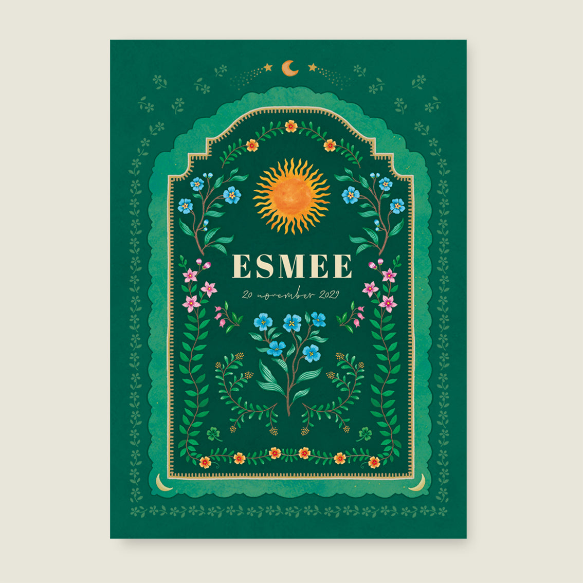 Sample Blooming Sun Green