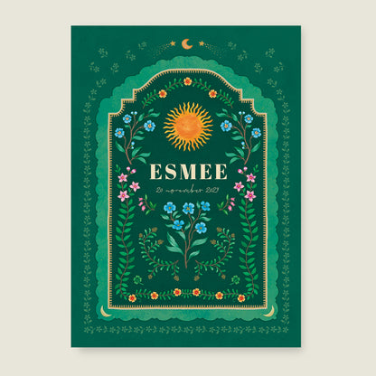 Sample Blooming Sun Green