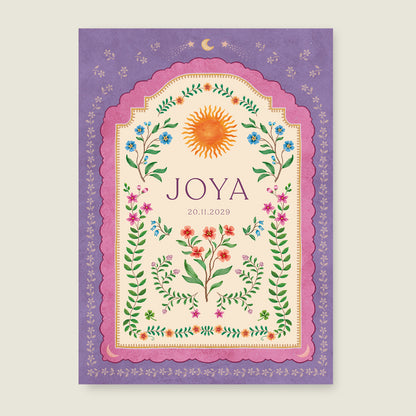 Sample Blooming Sun Paars