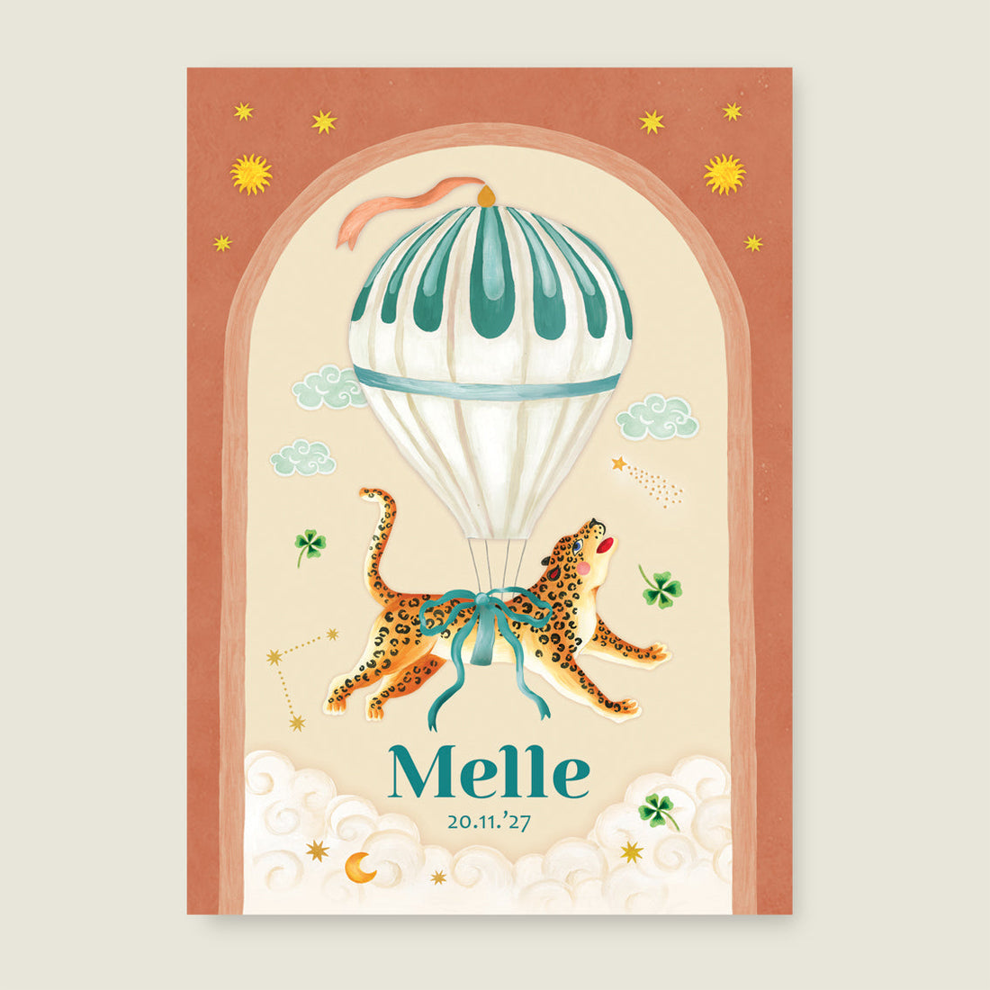 Sample Bow Panther Balloon