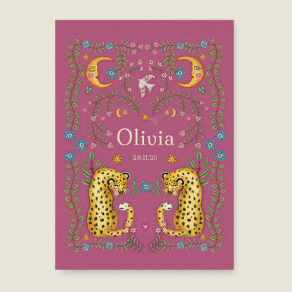 Embroider Panter Pink - Story of July