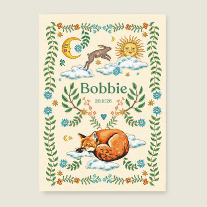Sample Embroider Rabbit Offwhite - Story of July
