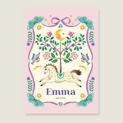 Sample Horse And Butterflys