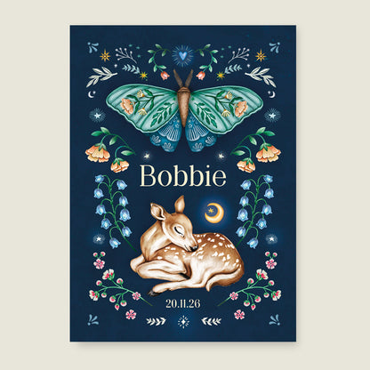 Sample Oh Dear Butterfly Blue - Story of July