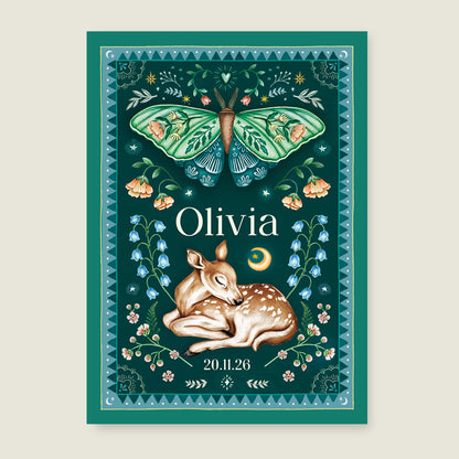 Oh Dear Butterfly Green - Story of July