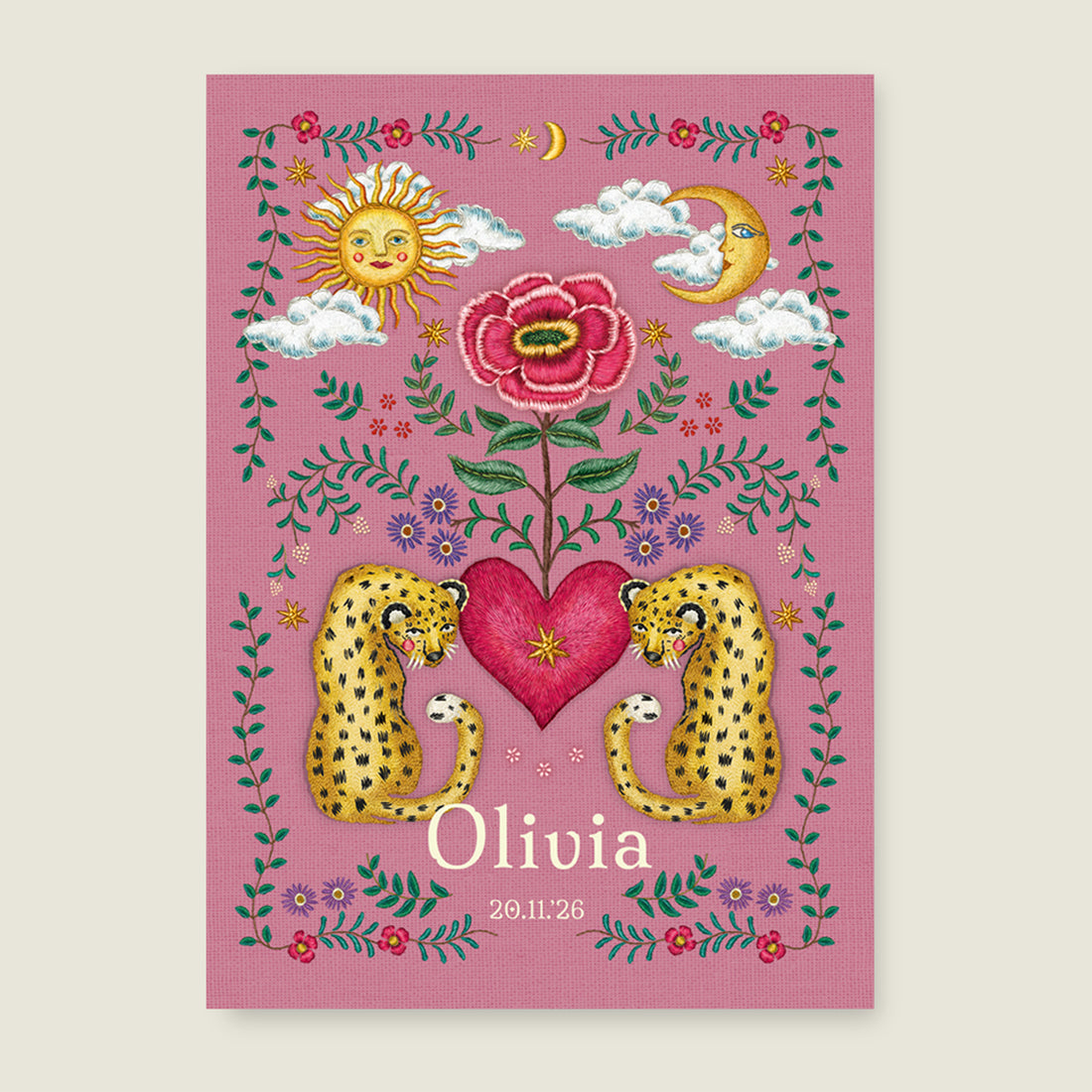 Panter Flower Pink - Story of July