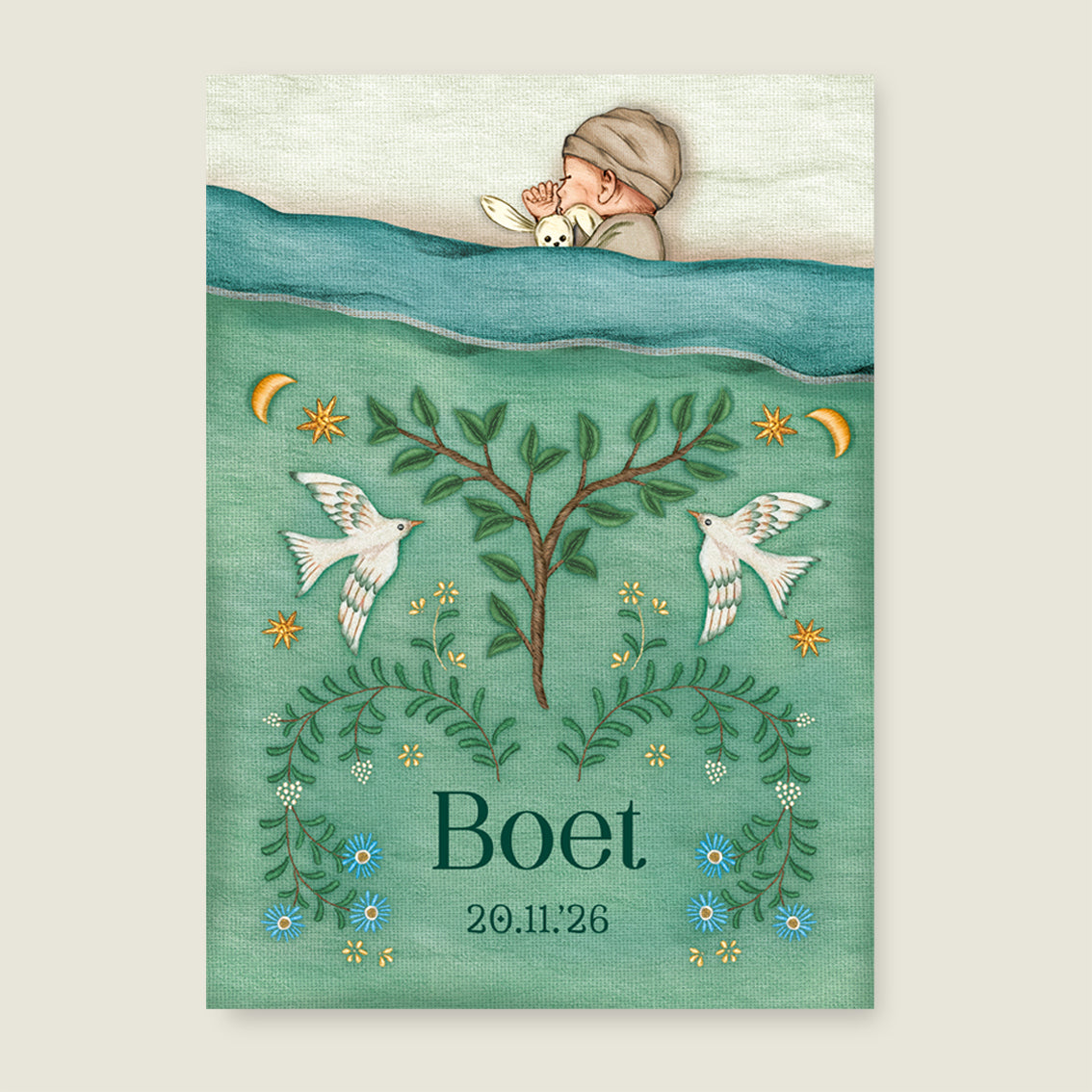 Print Sleep tight blue - Story of July