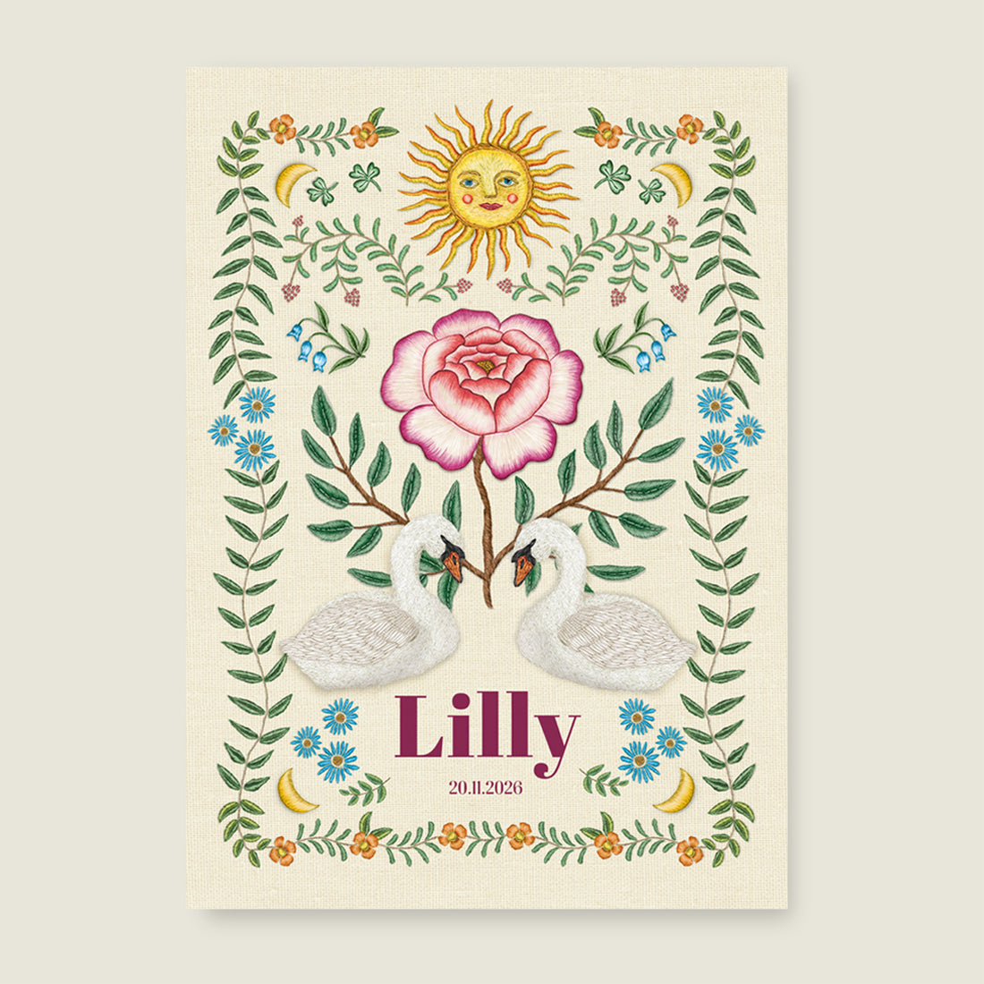 Swan Rose Offwhite - Story of July