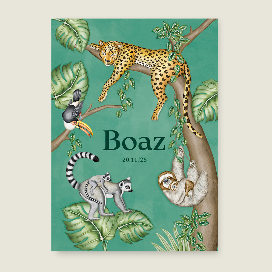 Sample Tree Panter Green - Story of July