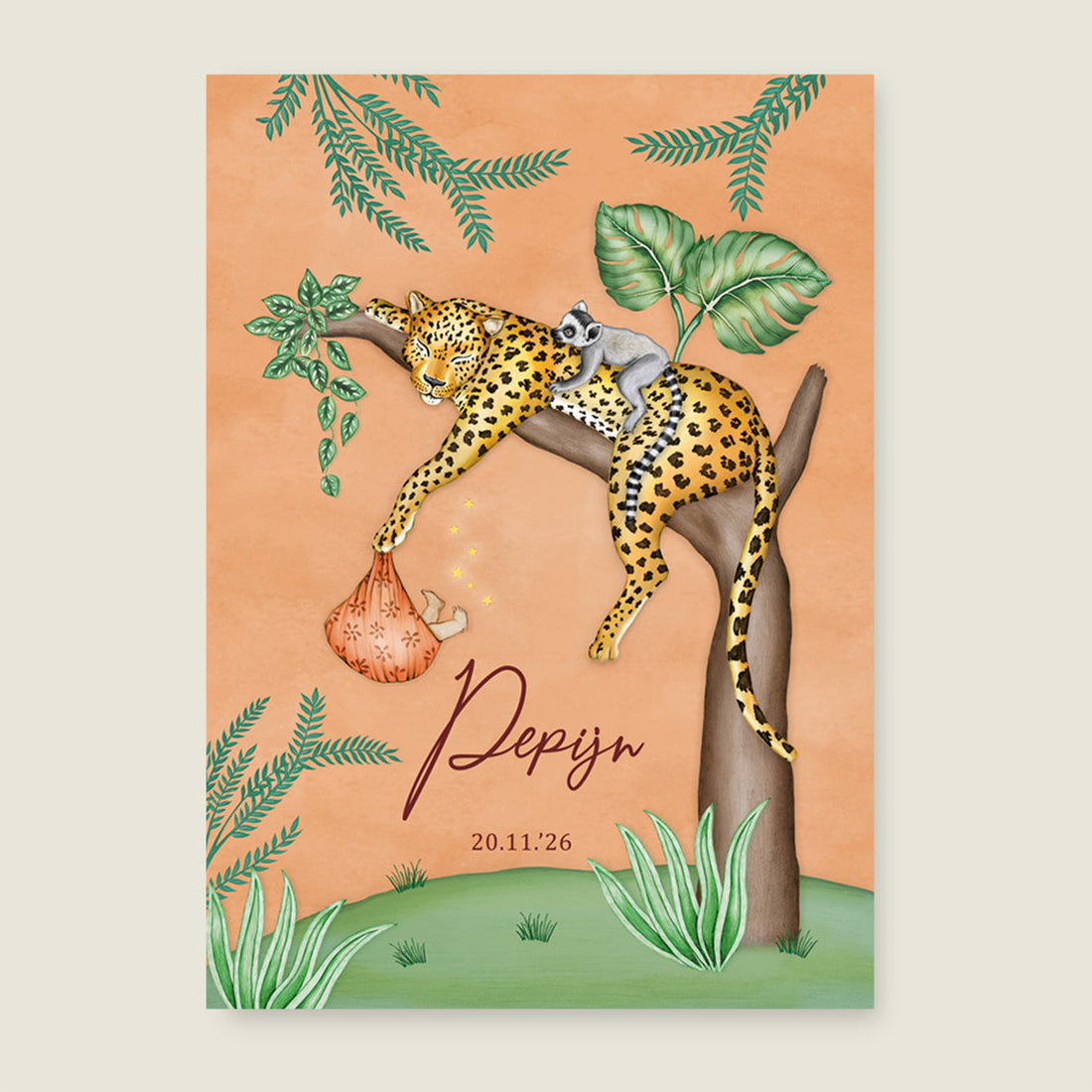 Print Tree panter terra - Story of July