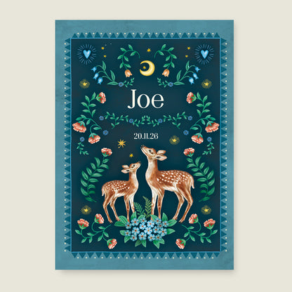 Sample Two Dear Moonlight Blue - Story of July