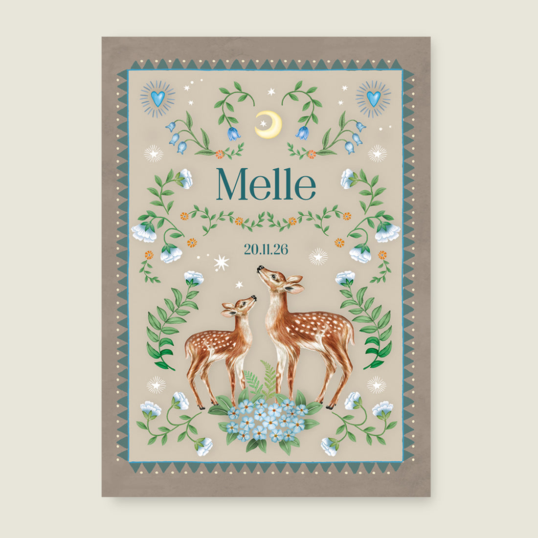 Two Dear Moonlight Khaki - Story of July