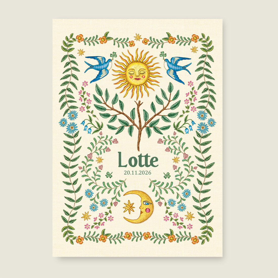 Print Under the sun - Story of July