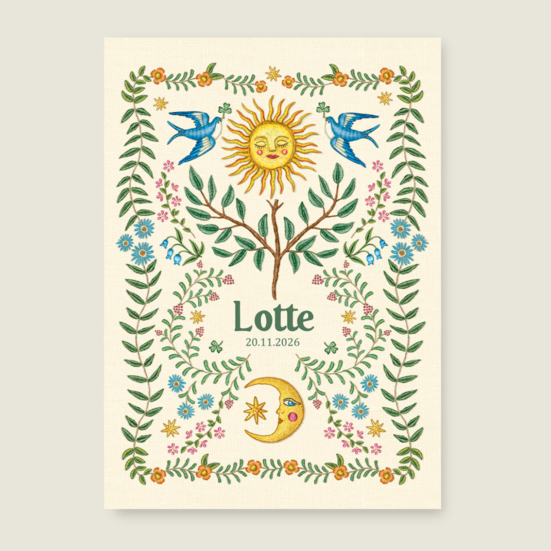 Print Under the sun - Story of July