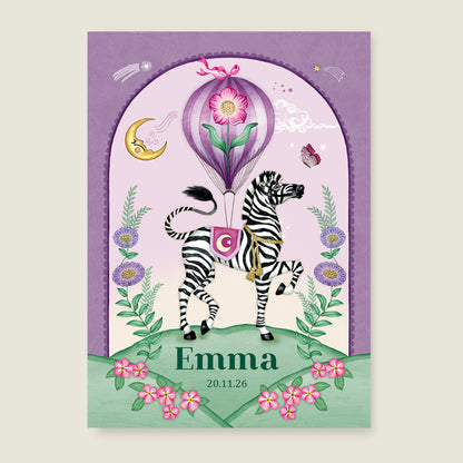 Zebra Moon Paars - Story of July