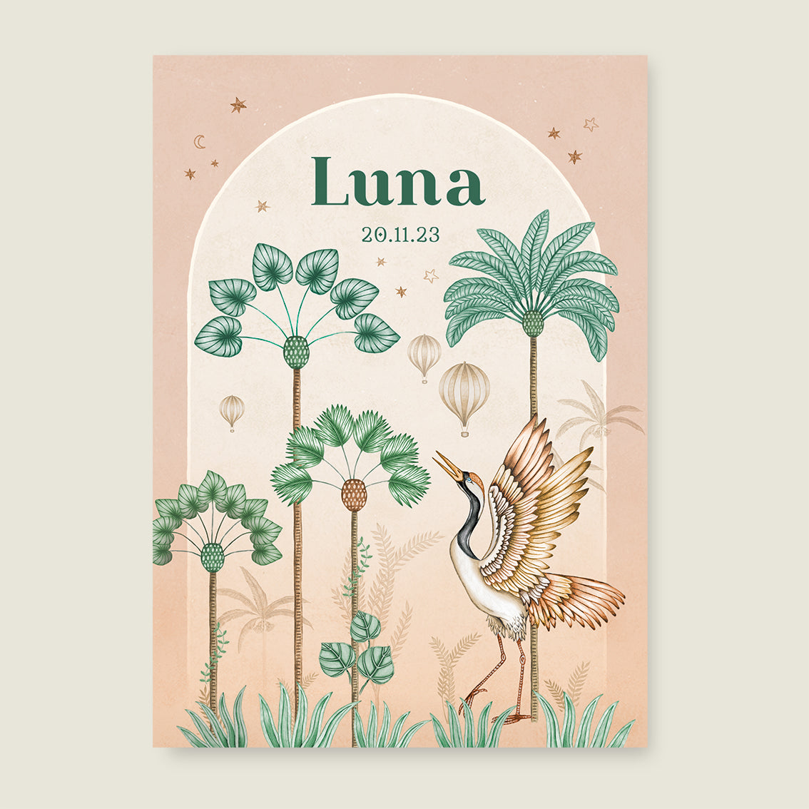 Crane Bird Palms Terra - Story of July