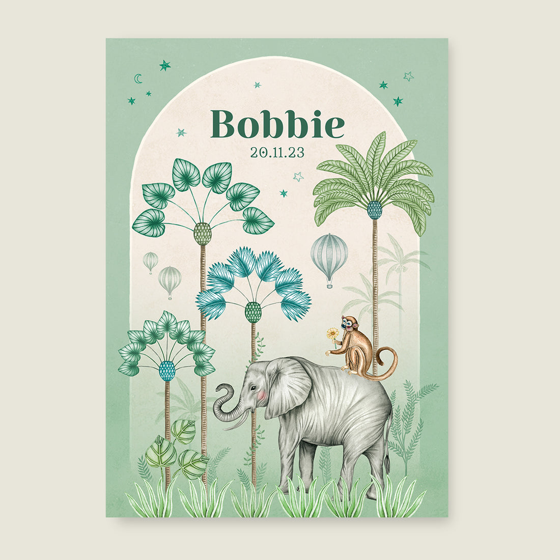 Elephant Palms Green - Story of July