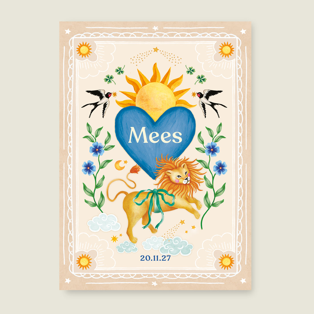 Sample Lovely Lion Heart