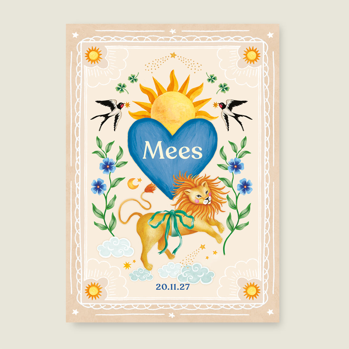 Sample Lovely Lion Heart