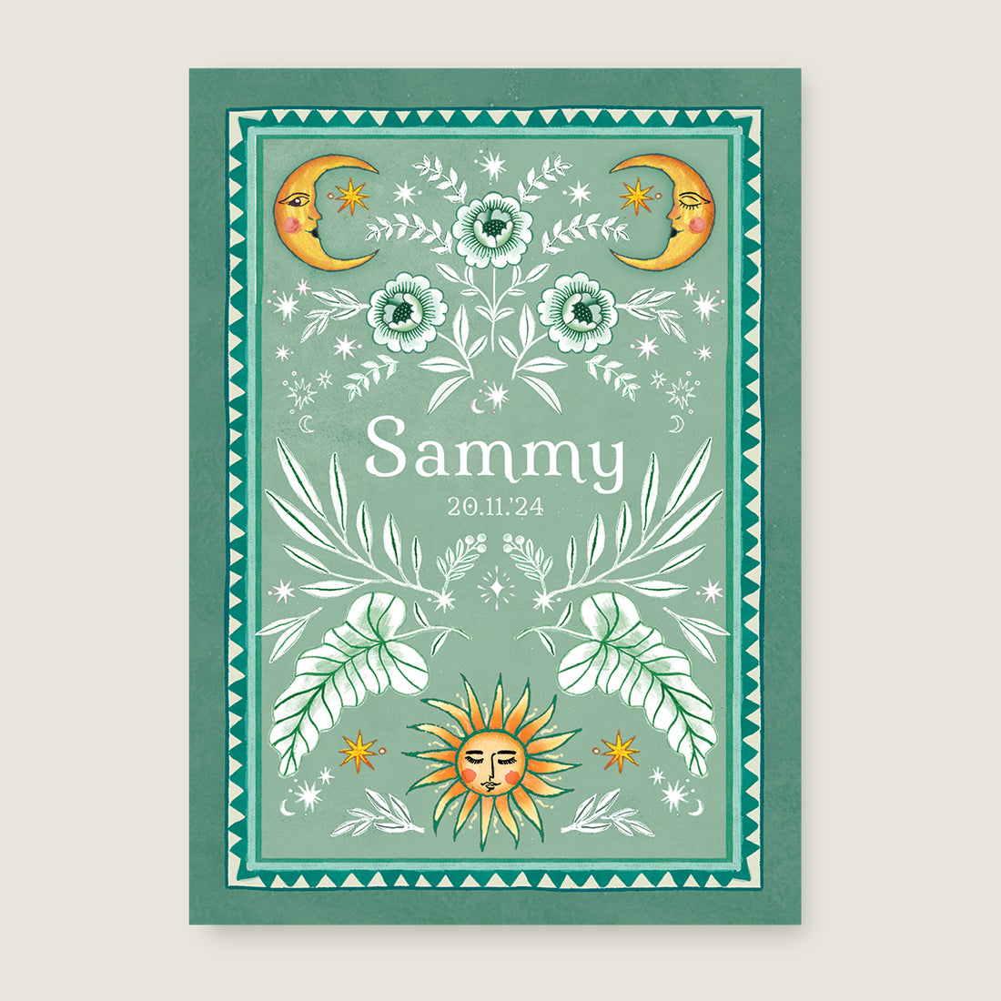 To The Moon Light Green - Story of July