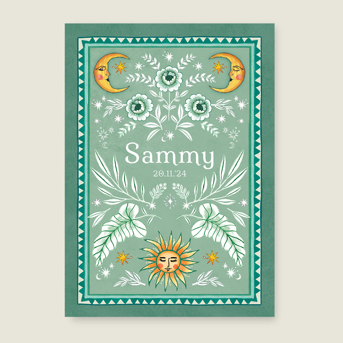 To The Moon Light Green - Story of July