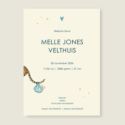 Sample Animal Balloon Blue - Story of July