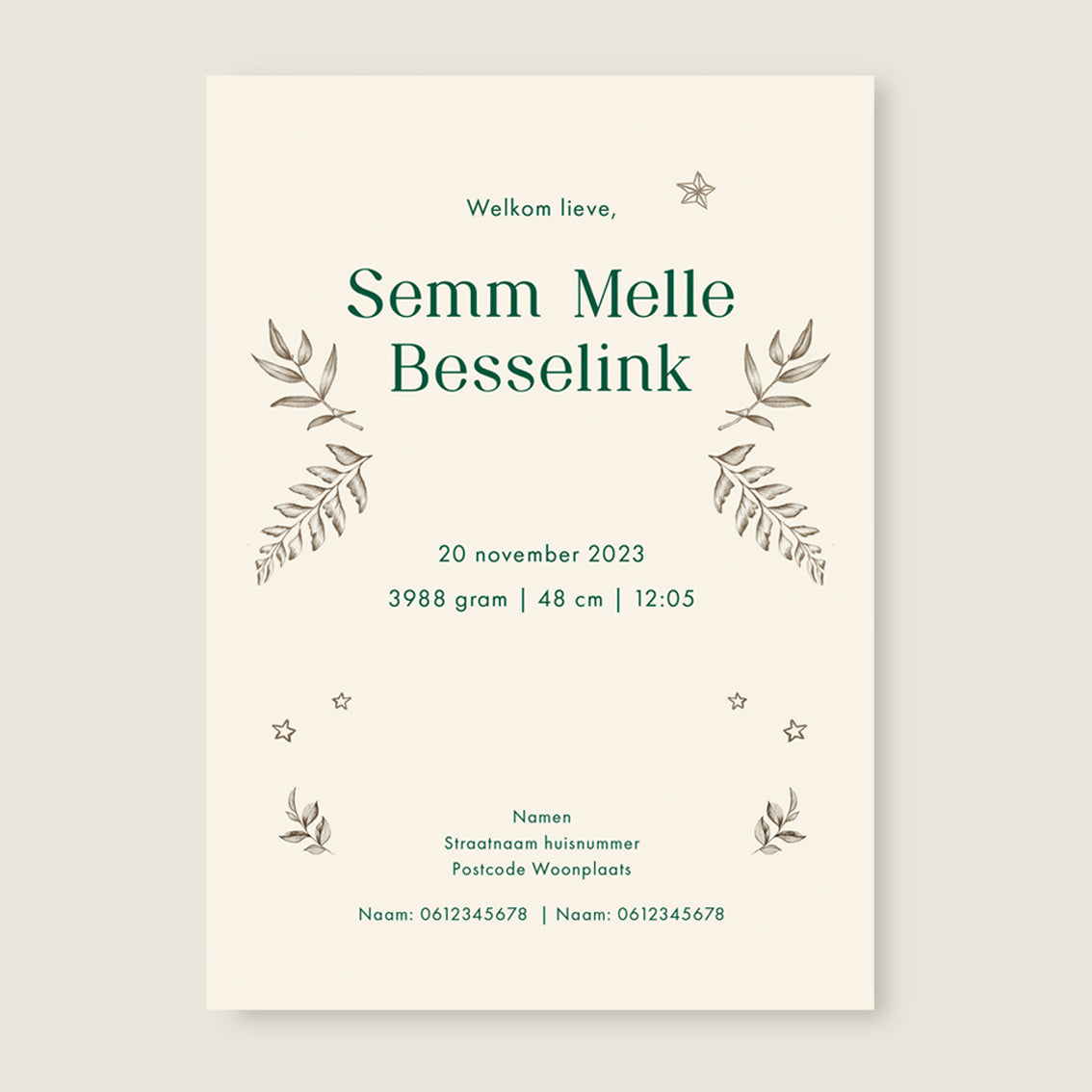 Sample Animal Tower - Story of July