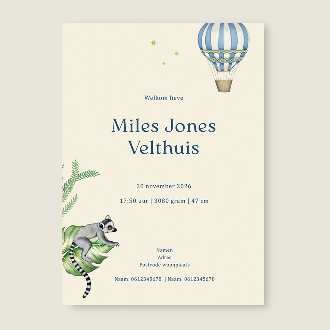 Balloon Maki Blue - Story of July