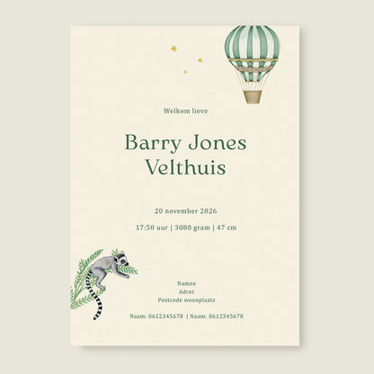 Balloon Panter Green - Story of July