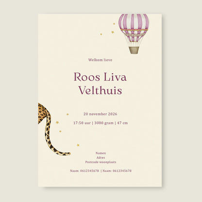 Balloon Panter Pink - Story of July