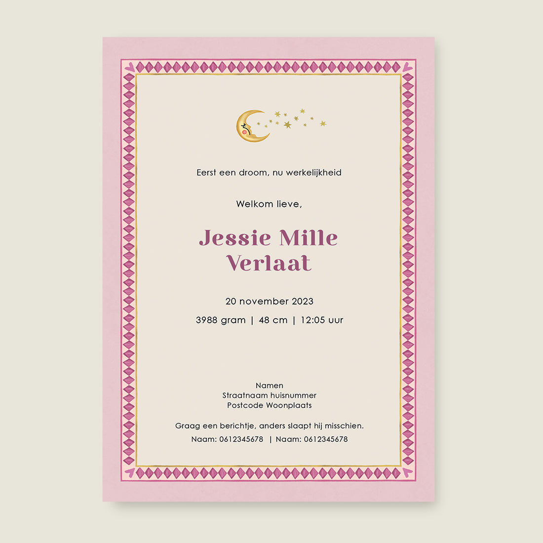 Bos Dieren Pink - Story of July