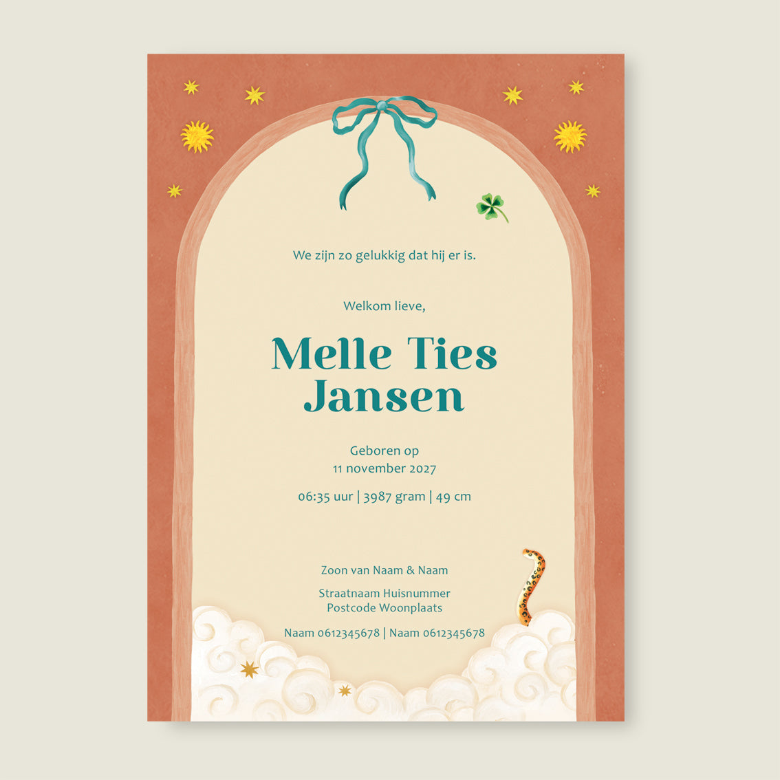 Sample Bow Panther Balloon