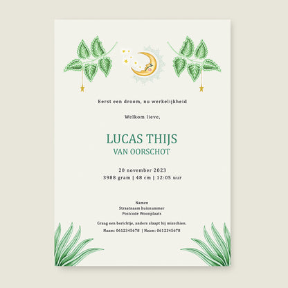 Cute Tiger Light Green - Story of July