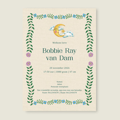 Embroider Panter Green - Story of July