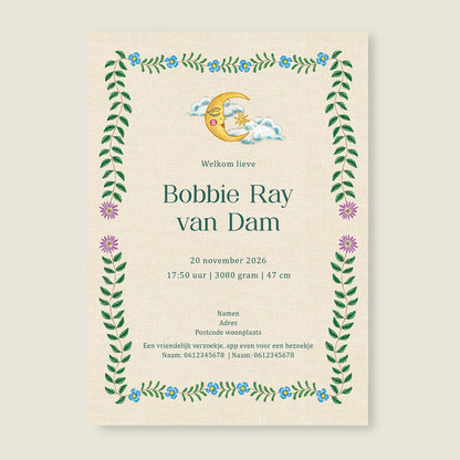 Sample Embroider Panter Green - Story of July