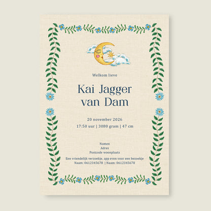 Embroider Rabbit Blue - Story of July