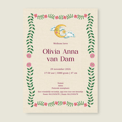 Embroider Rabbit Red - Story of July