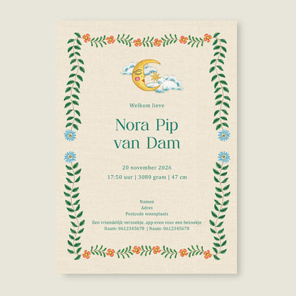 Embroider Swan Offwhite - Story of July