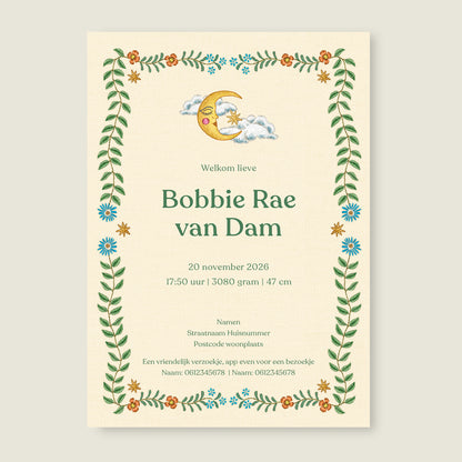 Sample Embroider Rabbit Offwhite - Story of July