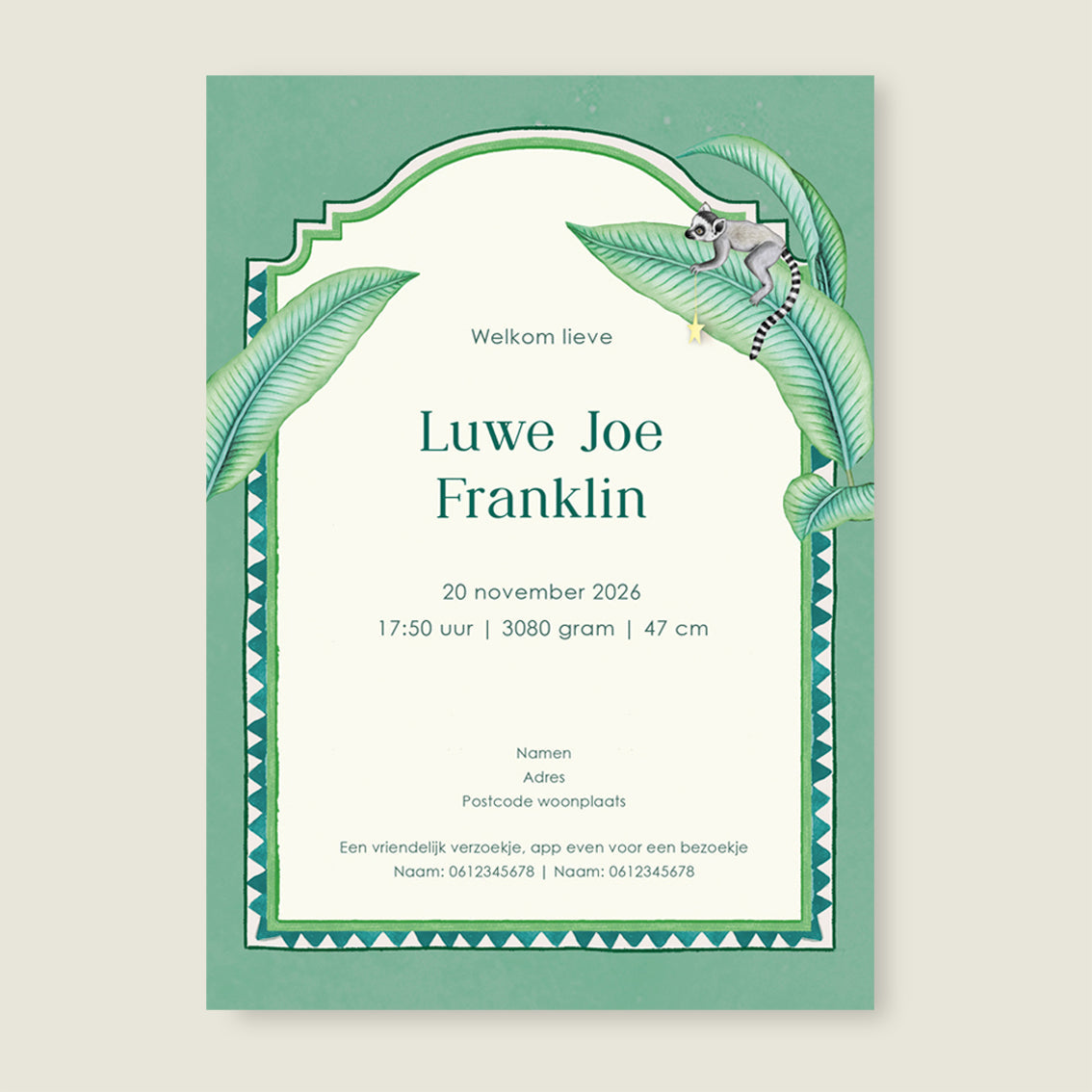 Sample Giraffe And The Monkey Green - Story of July