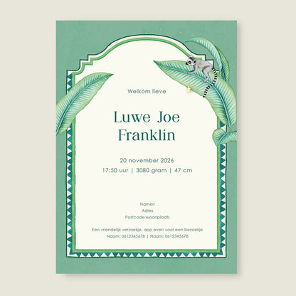 Sample Giraffe And The Monkey Green - Story of July