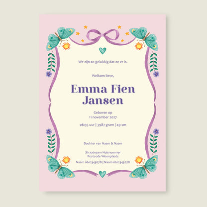 Sample Horse And Butterflys