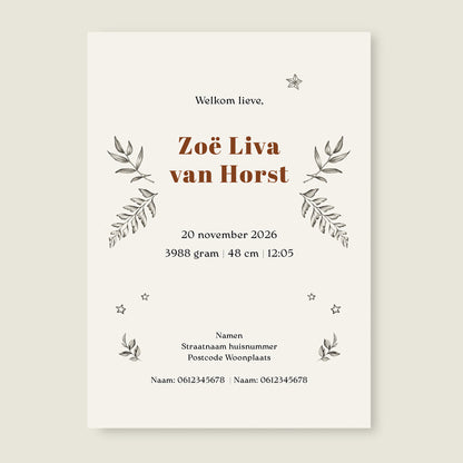 Sample Little Dear Offwhite - Story of July