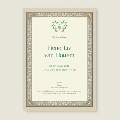 Moon Moth Offwhite - Story of July