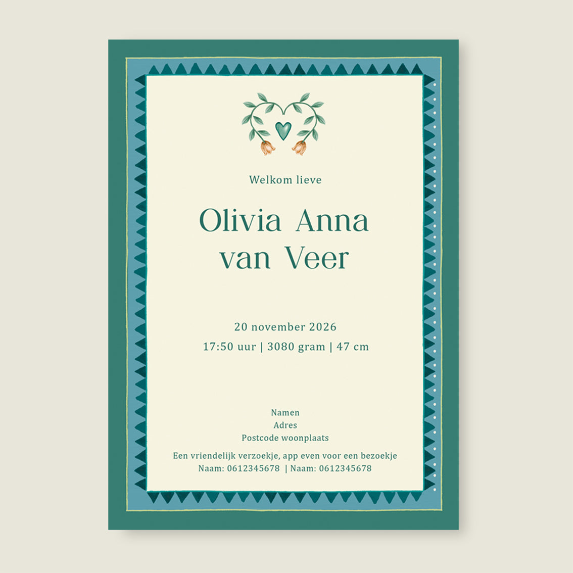 Oh Dear Butterfly Green - Story of July