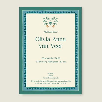 Oh Dear Butterfly Green - Story of July