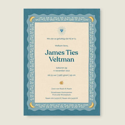 Sparrow Birds Light Blue